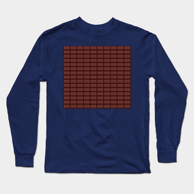 Chocolate Bar Long Sleeve T-Shirt by DPattonPD